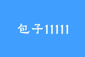 包子11111