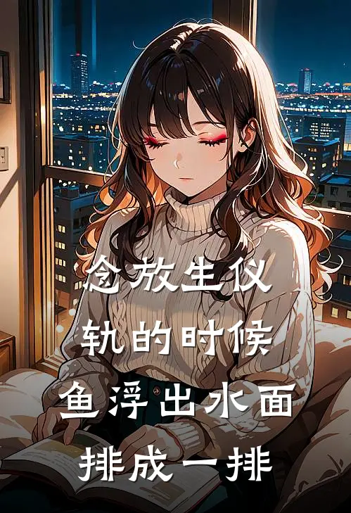 念放生仪轨的时候,鱼浮出水面排成一排