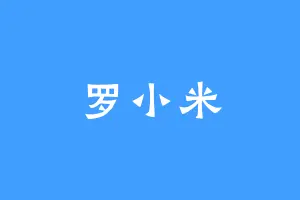 罗小米