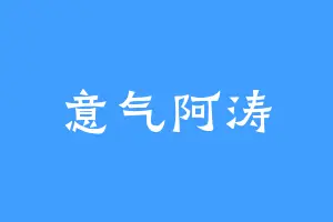 意气阿涛