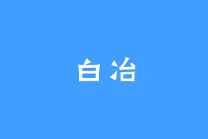 白冶