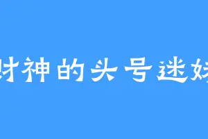 财神的头号迷妹