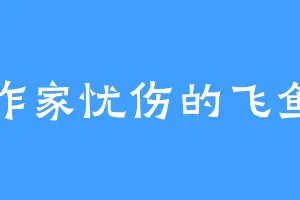 作家忧伤的飞鱼