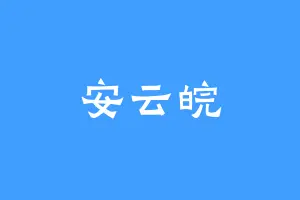 安云皖