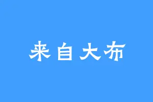 来自大布