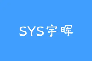 SYS宇晖